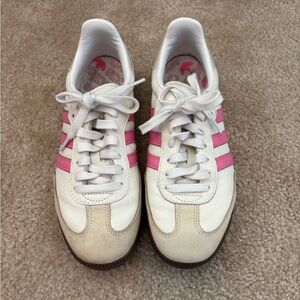 Adidas Samba OG Bubblegum Pink White 9.5 Women’s Sneakers Shoes